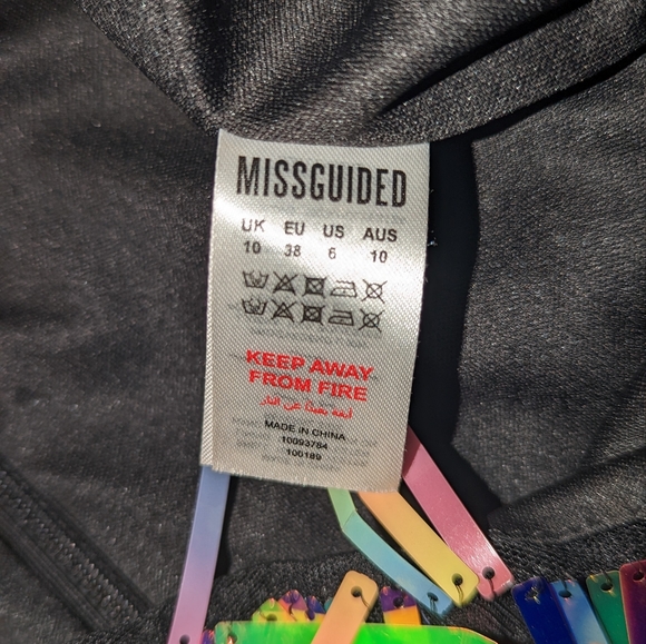 Missguided Sequin Skirt Festival Rave - Picture 4 of 4